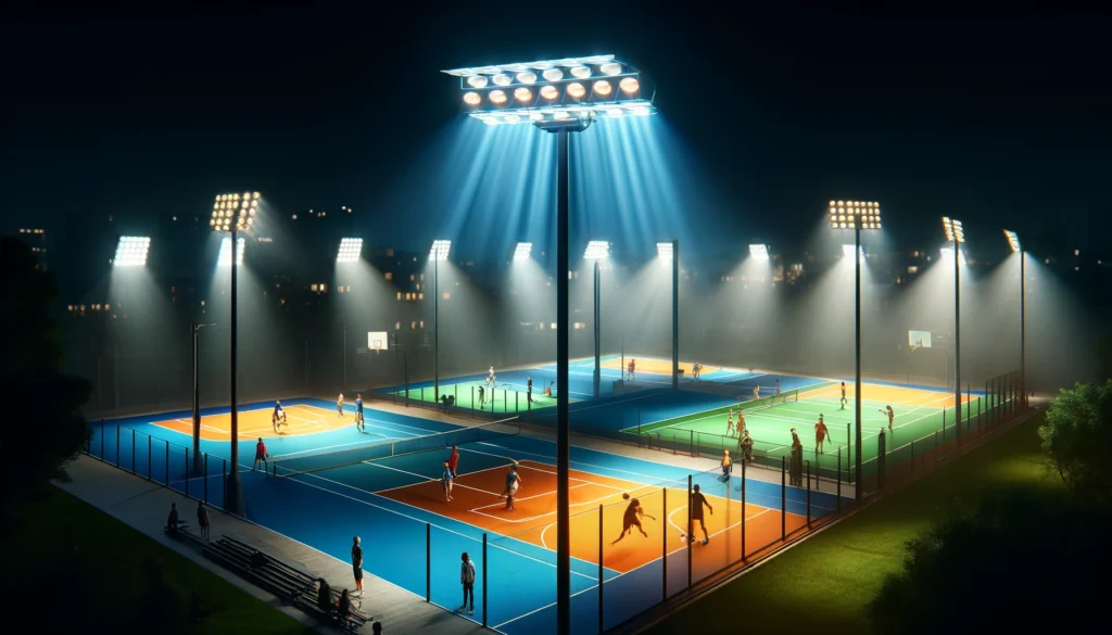 torre de iluminacao esportiva