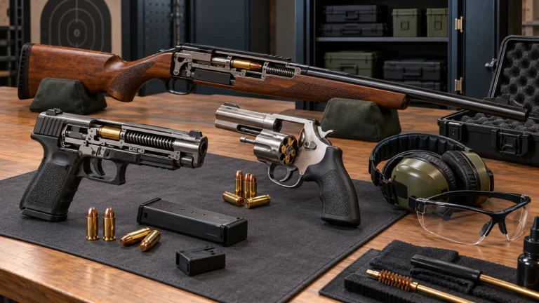 como funcionam as armas de fogo principais modelos caracteristicas e seguranca
