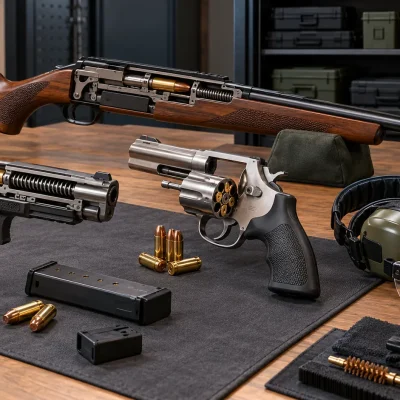 como funcionam as armas de fogo principais modelos caracteristicas e seguranca